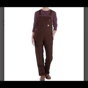 WOMENS CARHARTT CRAWFORD DOUBLE-FRONT BIB OVERALL